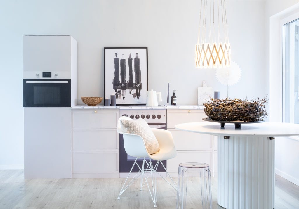 Küchenattrappe AIK Beige | Modul für Pappküche