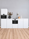 ESSENTIAL Pappküche 300 cm in Weiß mit Hochschrank